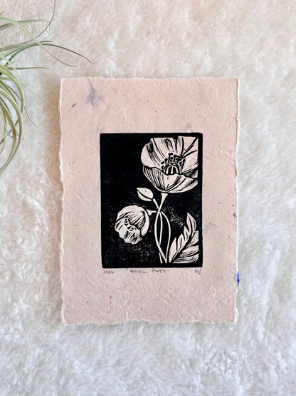 Alaskan Poppy Print by Adrift Prints