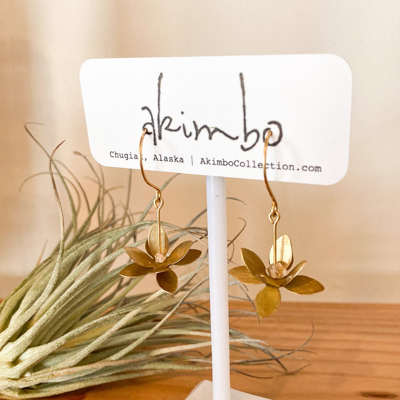 Arctic Lily Earrings by Akimbo Collection