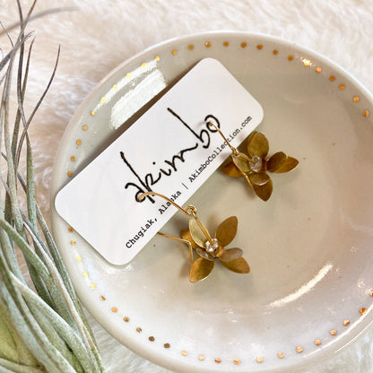 Arctic Lily Earrings by Akimbo Collection