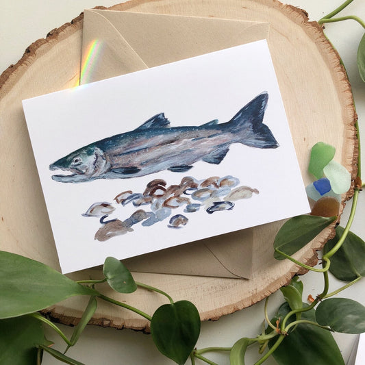 Fish Card by Anya Toelle