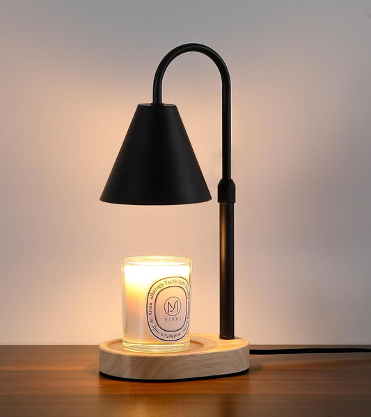 Candle Warmer | Black + Wood