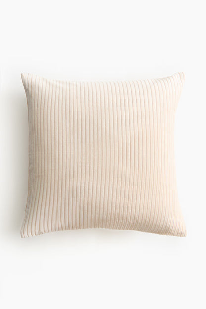 Corduroy 20"x20" Accent Pillow | Cream