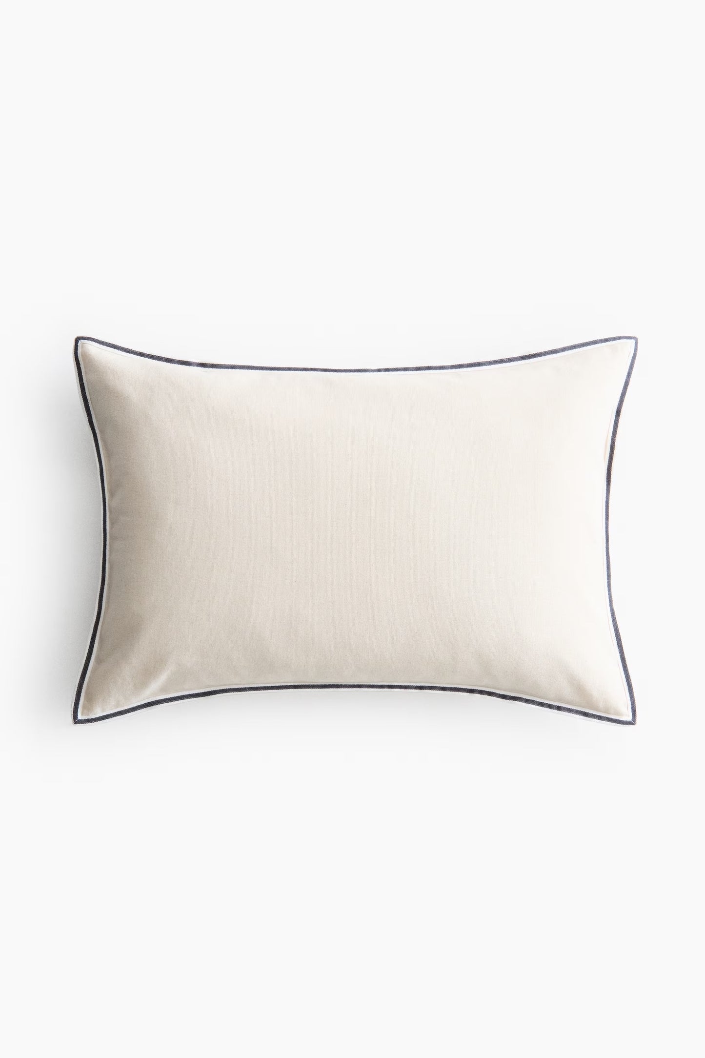 Cotton Canvas 16"x24" Accent Pillow | Light Beige