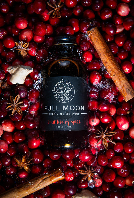 Cranberry Spice Simple Syrup by Full Moon