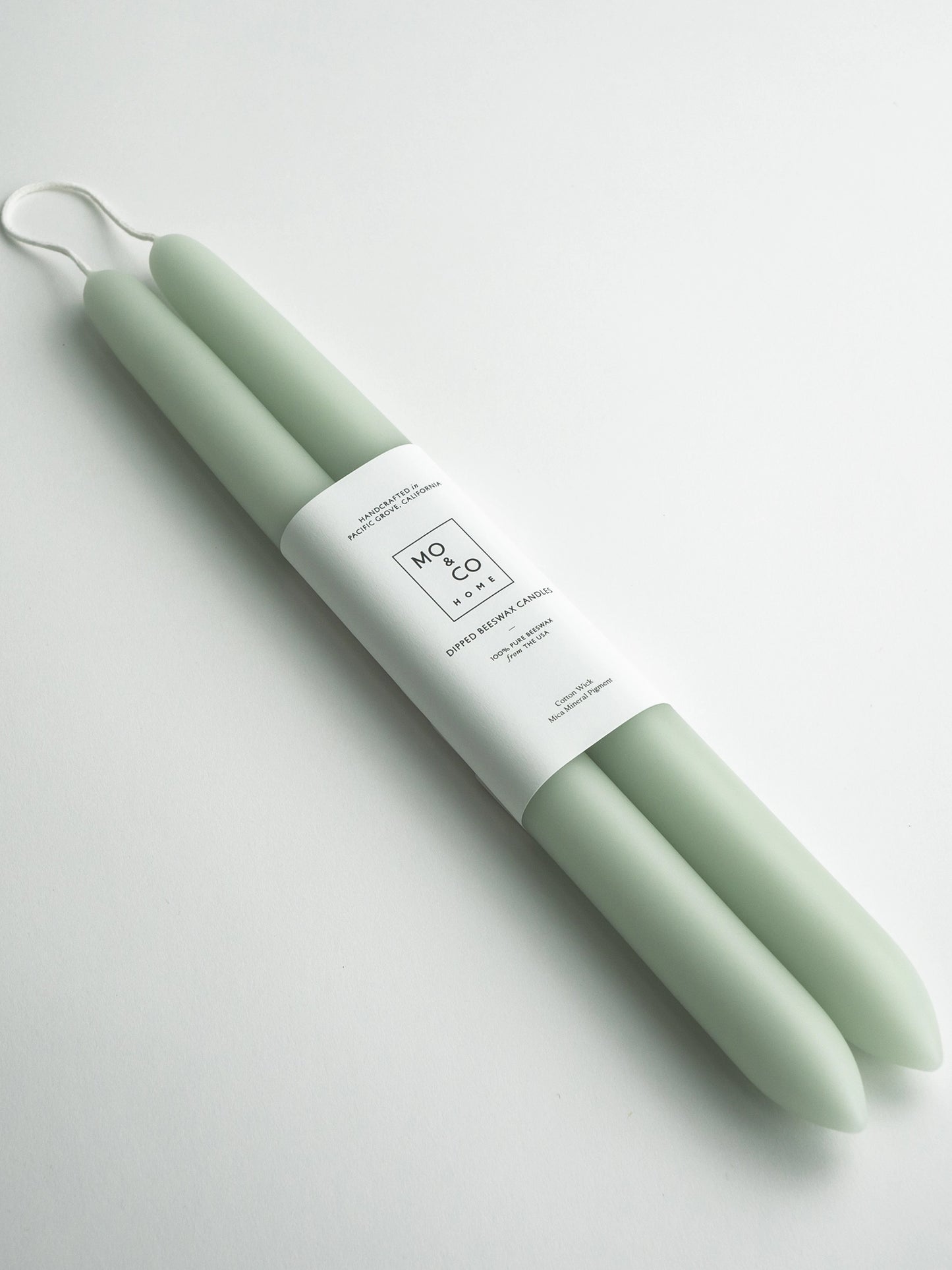 100% Beeswax Dipped Candles | 10" by Mo&Co Home