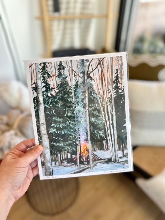 First Fire 8x10 Print by AnnMarie Henderson Art