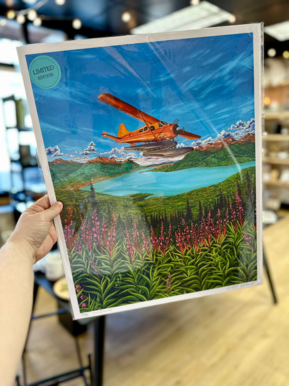Floats and Fireweed 16x20 Print by AnnMarie Henderson Art