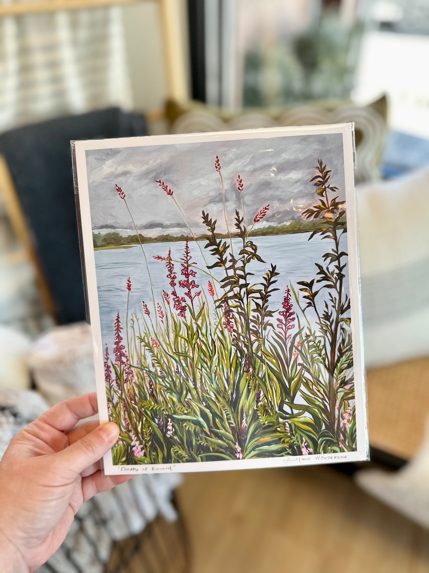 Fluster of Fireweed 8x10 Print by AnnMarie Henderson Art