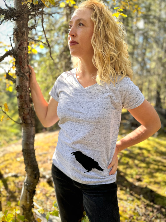 Raven Tee | Relaxed Women's Fit | by Printworthy