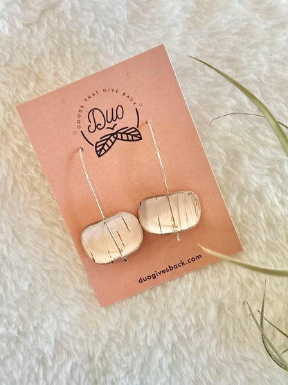 Bent Birch Earrings | Gold Filled by DUO Goods