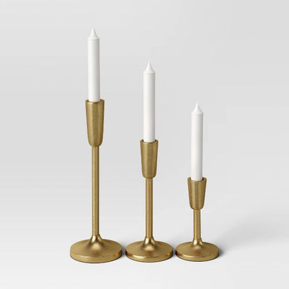 Gold Taper Candleholders