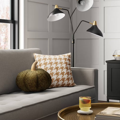 Harvest Season Boucle Pumpkin Pillow