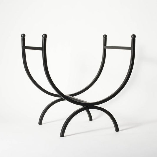 Semicircle Metal Log Holder