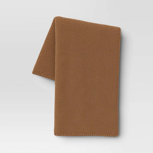 Oversized Recycled Knit Throw Blanket