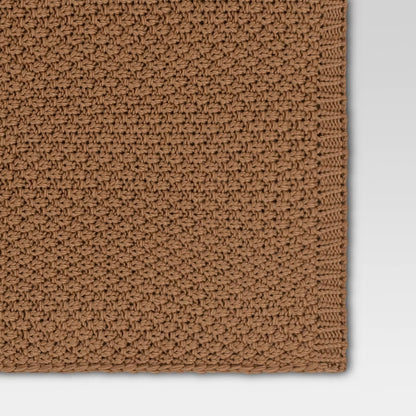 Oversized Recycled Knit Throw Blanket