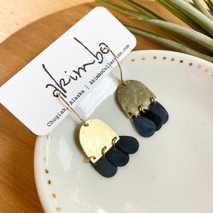 Raincloud Earrings by Akimbo Collection