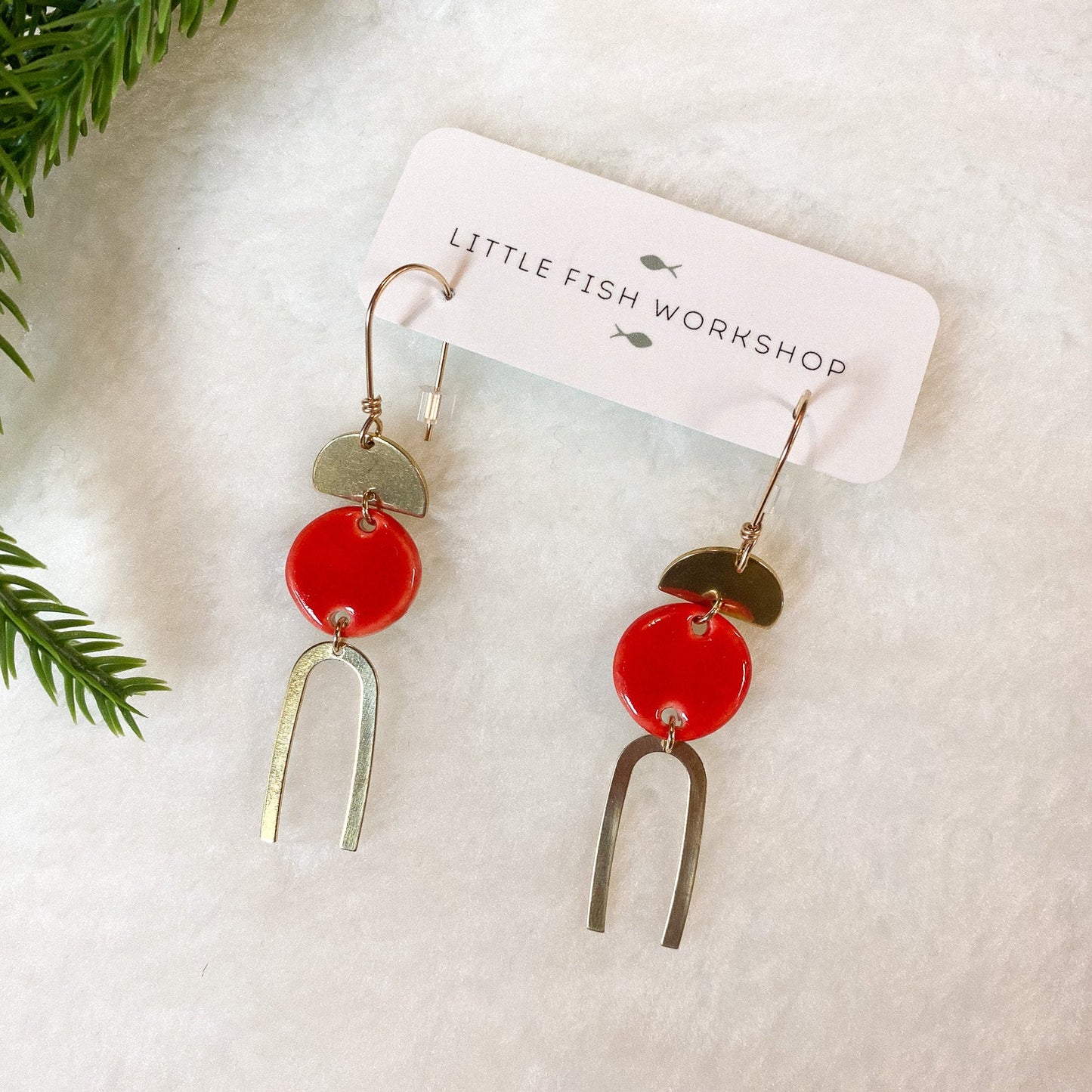 Earrings by Little Fish Workshop