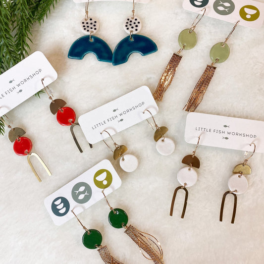 Earrings by Little Fish Workshop