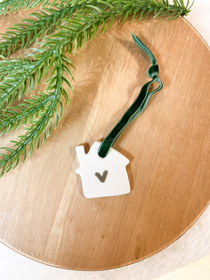 Little House Ornament by Little Fish Workshop
