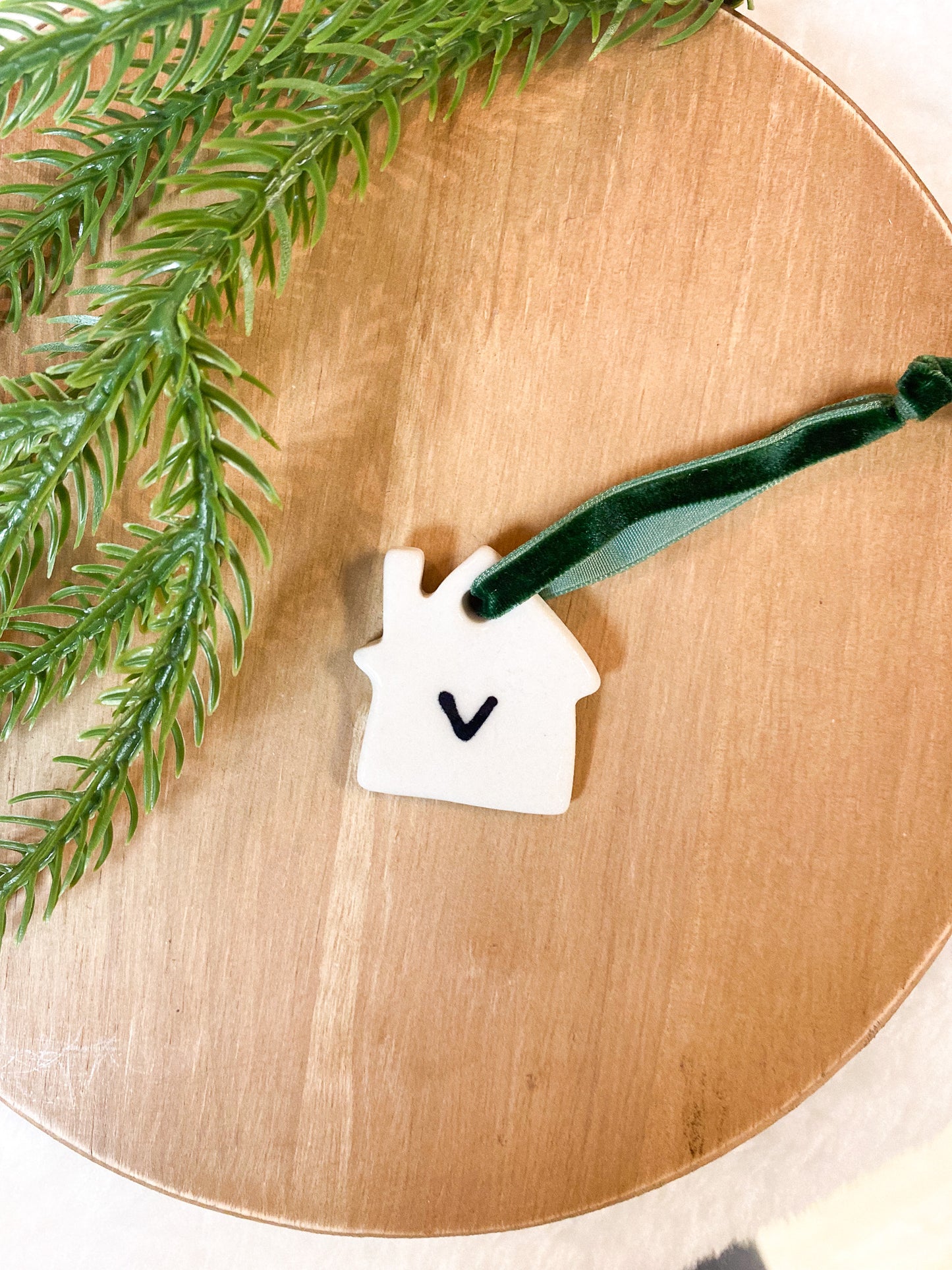 Little House Ornament by Little Fish Workshop