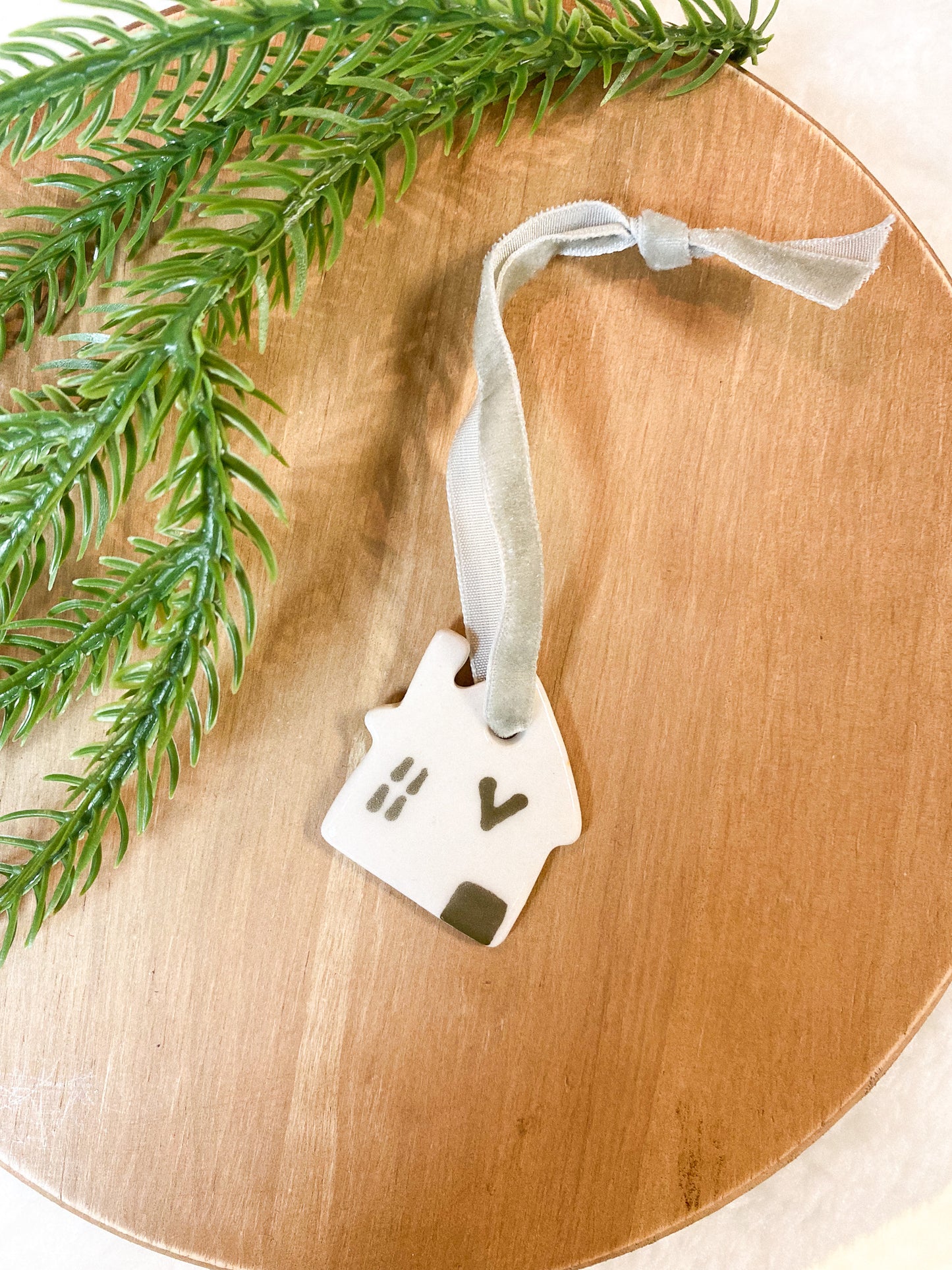 Little House Ornament by Little Fish Workshop