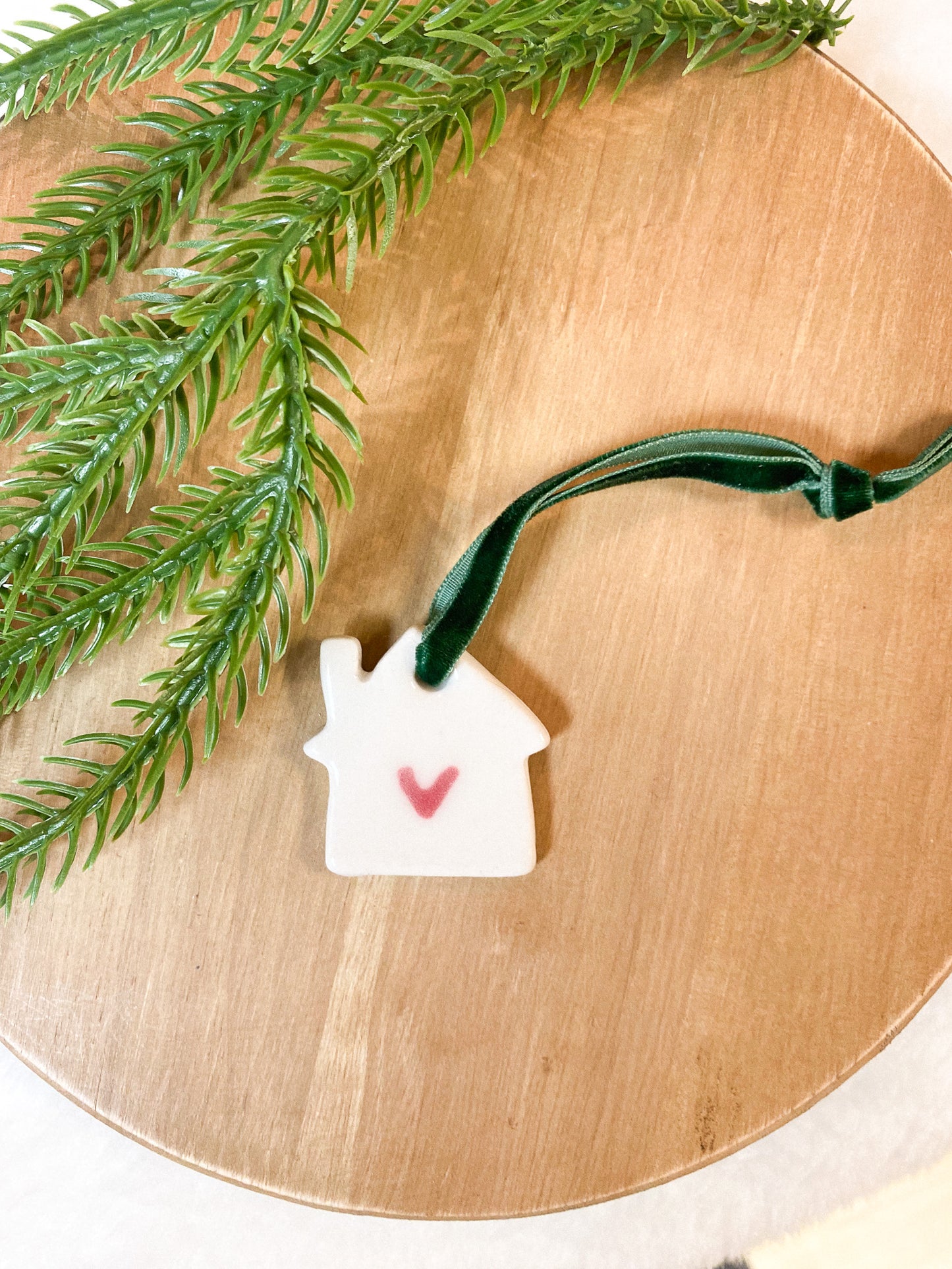 Little House Ornament by Little Fish Workshop