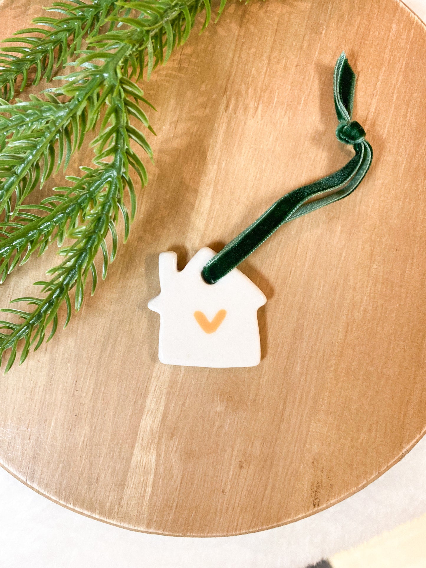 Little House Ornament by Little Fish Workshop