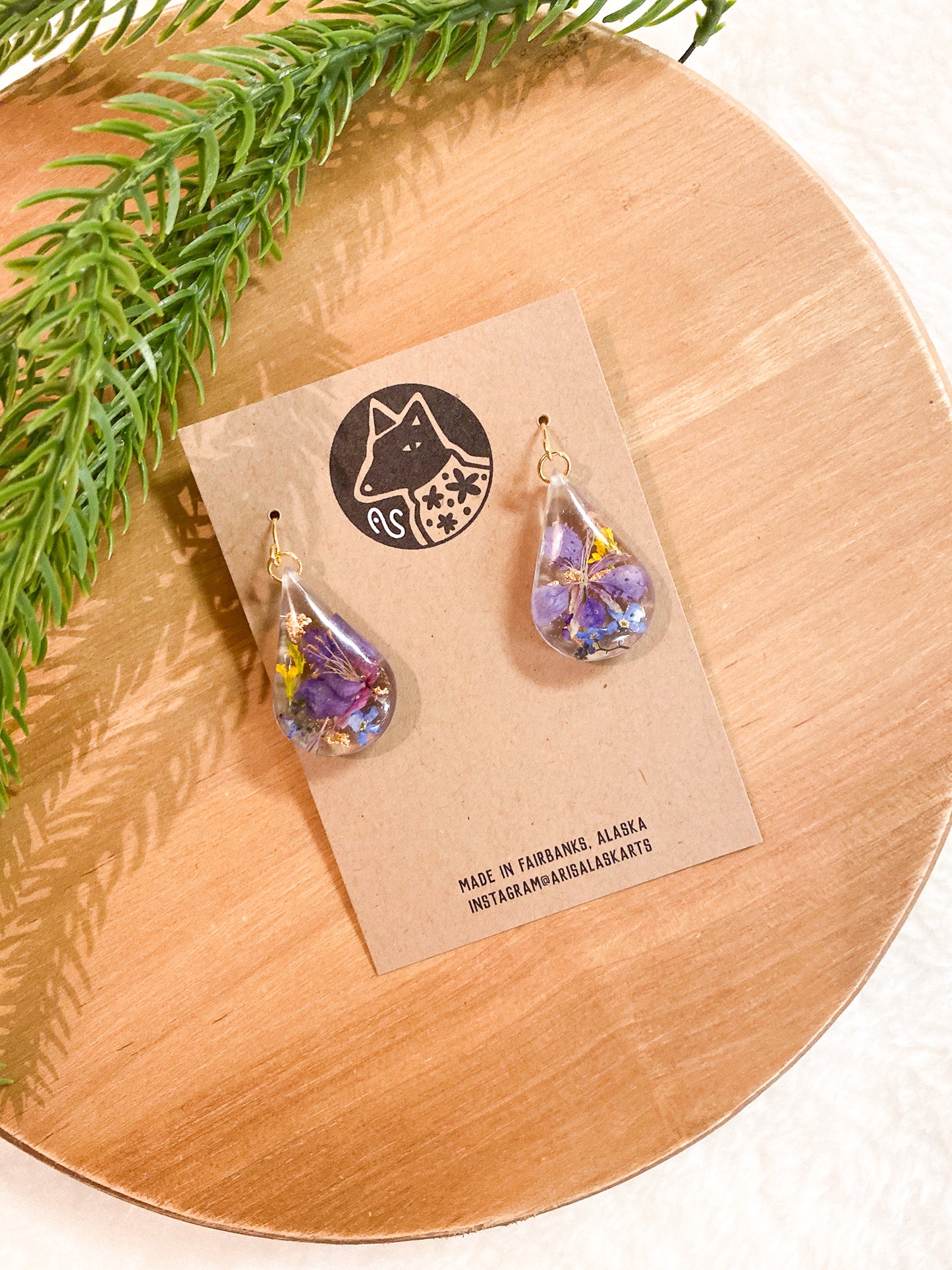 Wildflower Earrings #109 by Arisa Sasaki