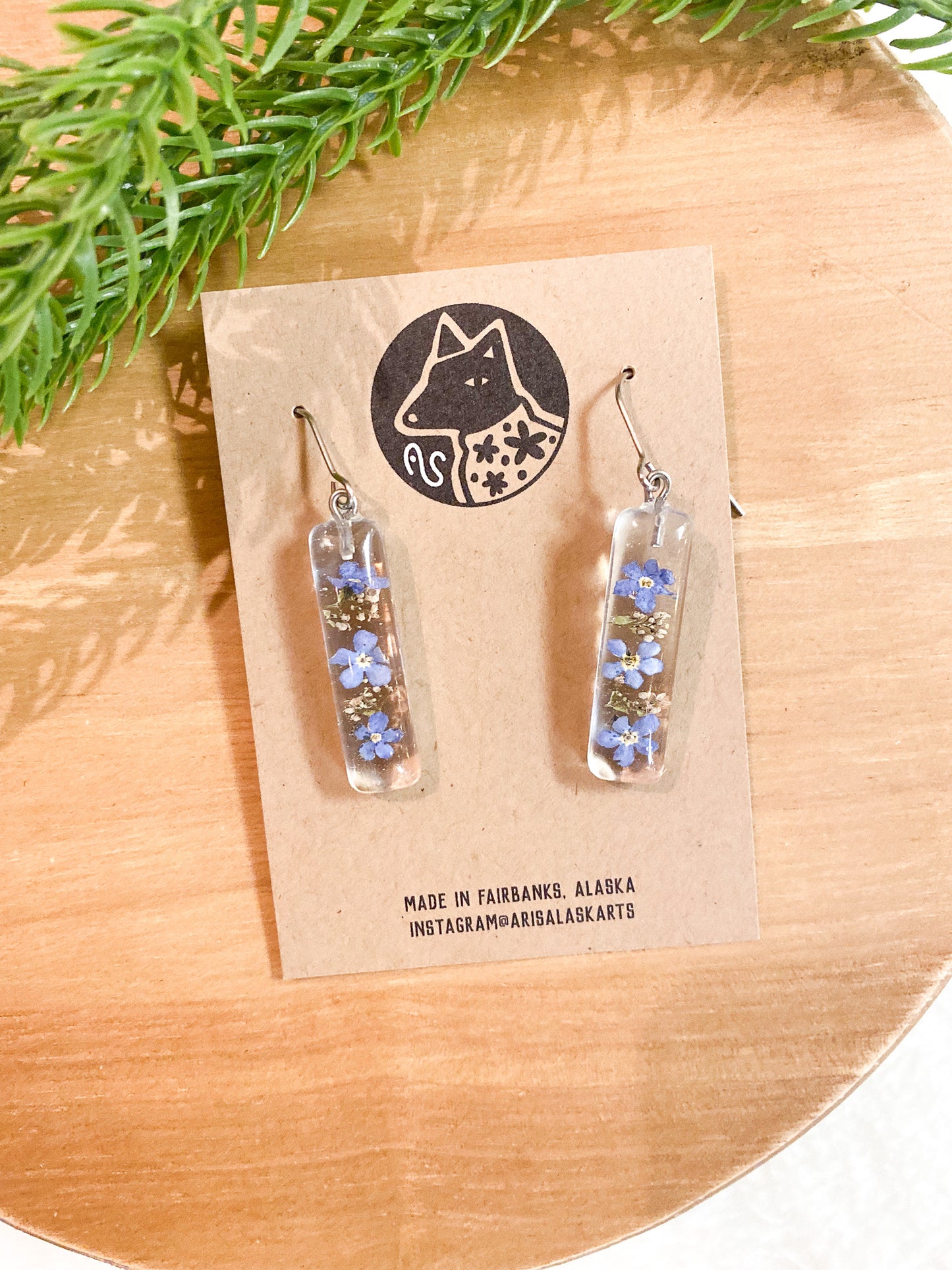 Forget-Me-Not Earrings #111 by Arisa Sasaki