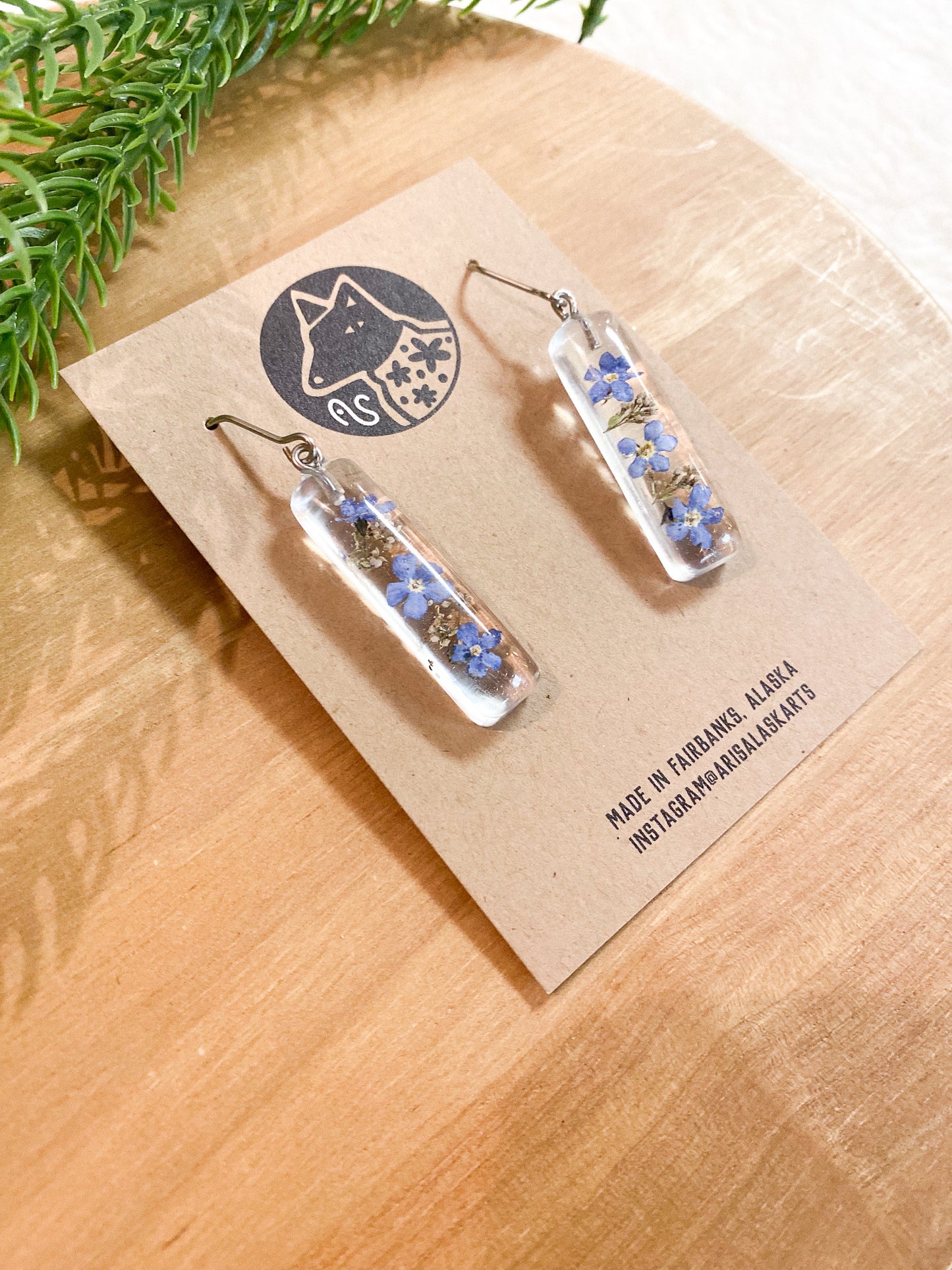 Forget-Me-Not Earrings #111 by Arisa Sasaki