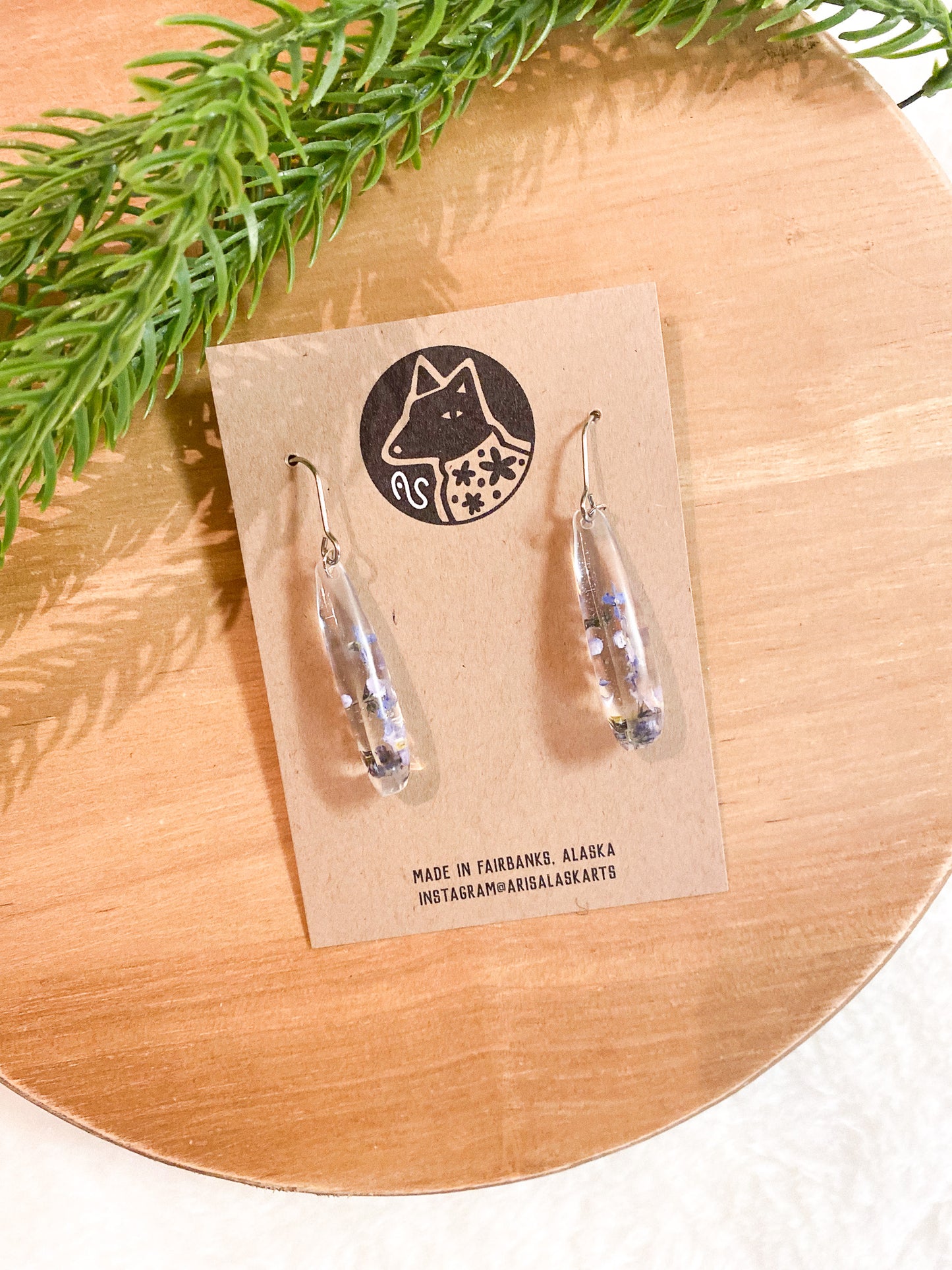Forget-Me-Not Earrings #113 by Arisa Sasaki