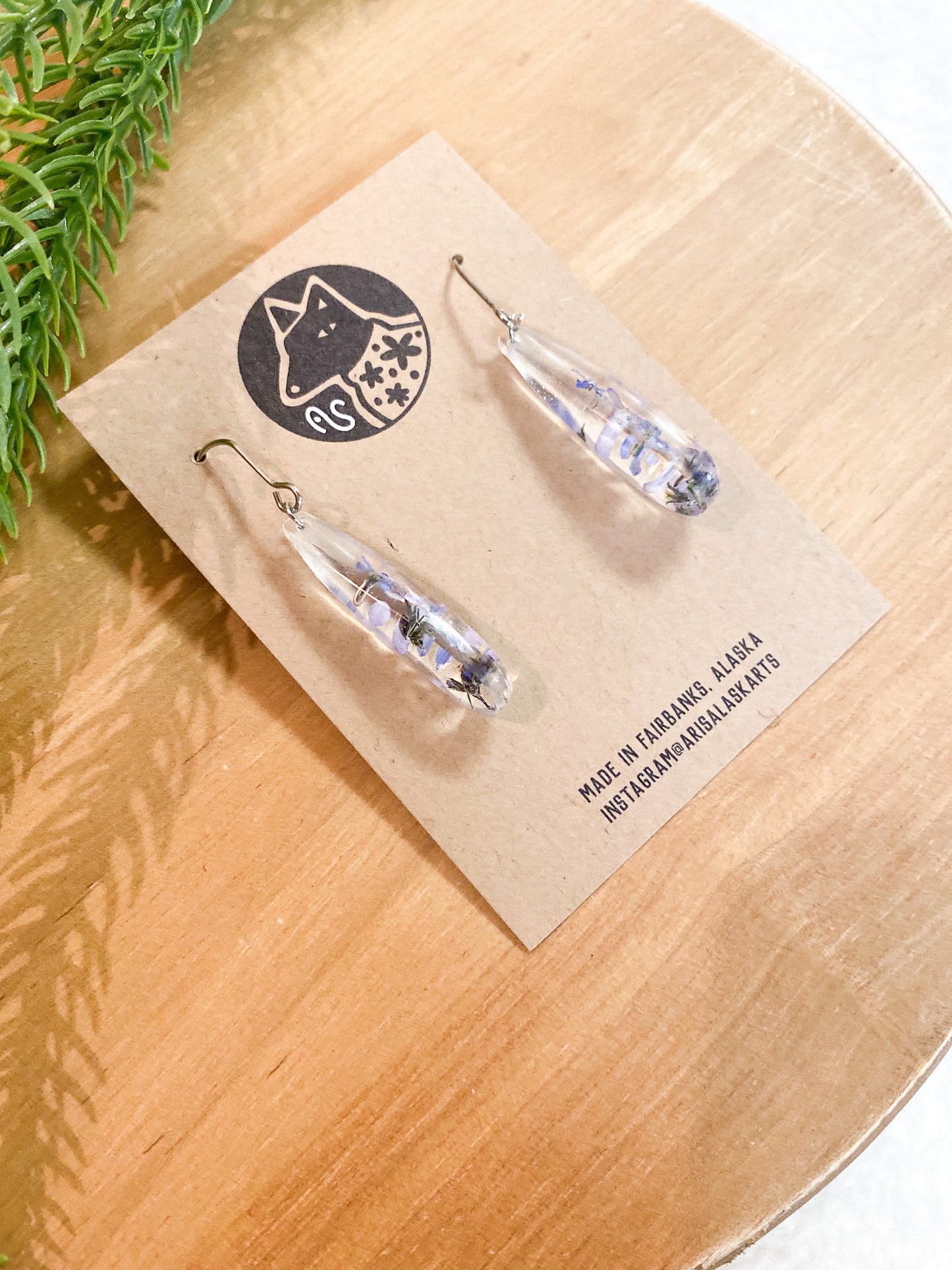 Forget-Me-Not Earrings #113 by Arisa Sasaki