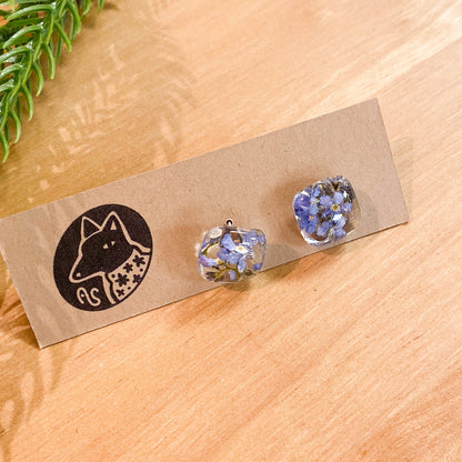 Forget-Me-Not Stud Earrings #118 by Arisa Sasaki