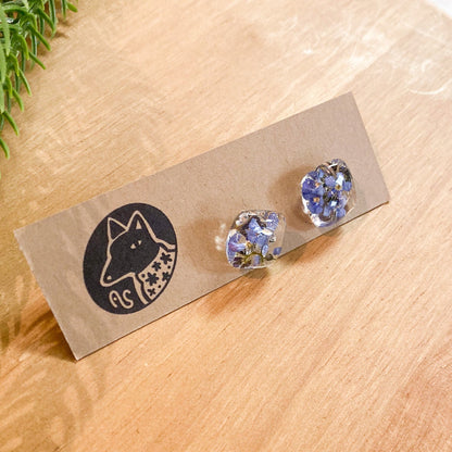 Forget-Me-Not Stud Earrings #118 by Arisa Sasaki