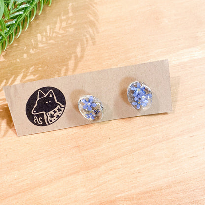 Forget-Me-Not Stud Earrings #119 by Arisa Sasaki