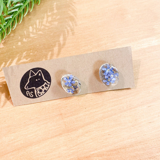 Forget-Me-Not Stud Earrings #119 by Arisa Sasaki