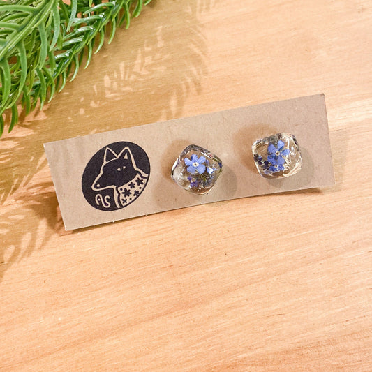 Forget-Me-Not Stud Earrings #121 by Arisa Sasaki