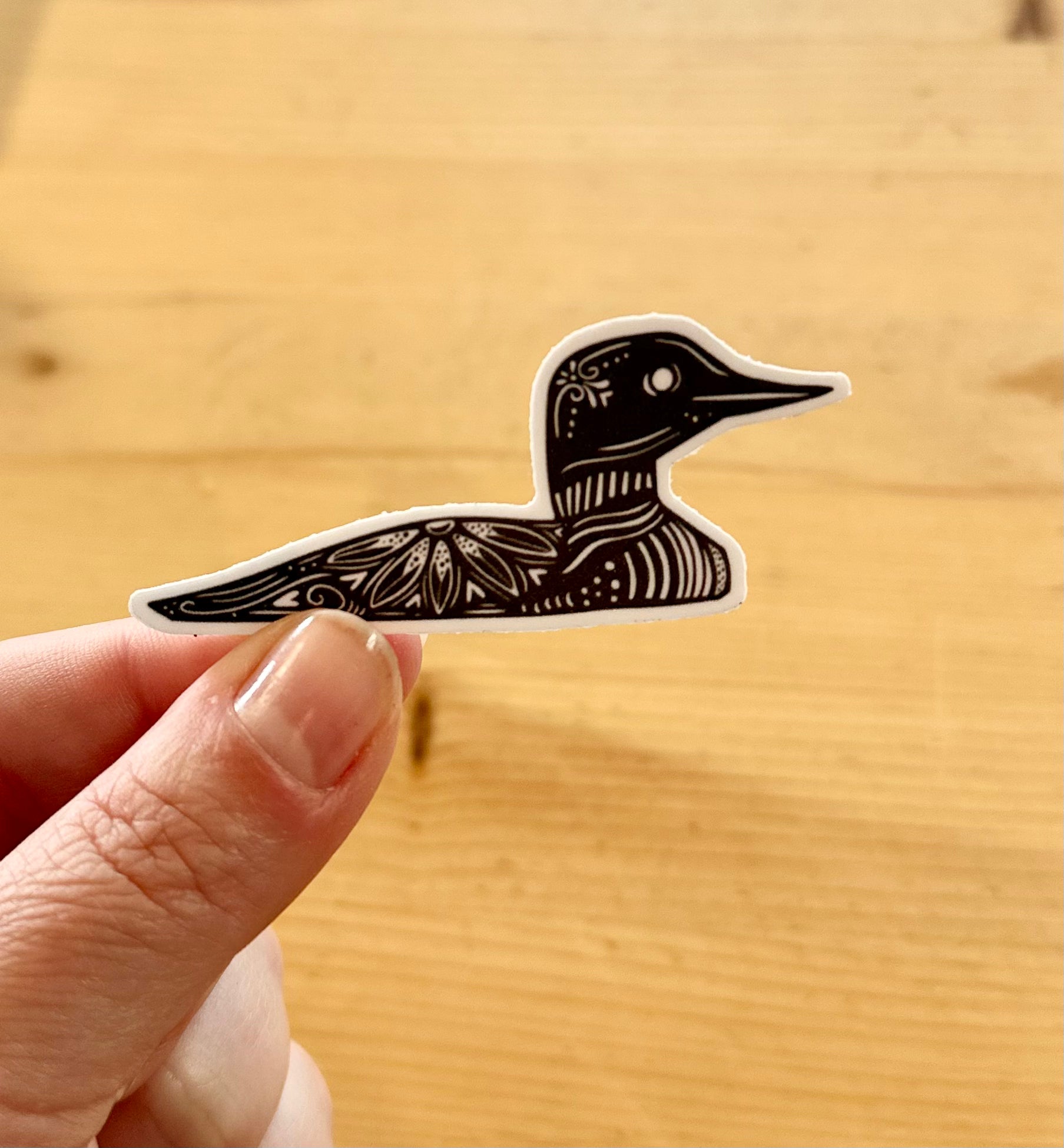 Common Loon Sticker by Hinterland Goods – lichen