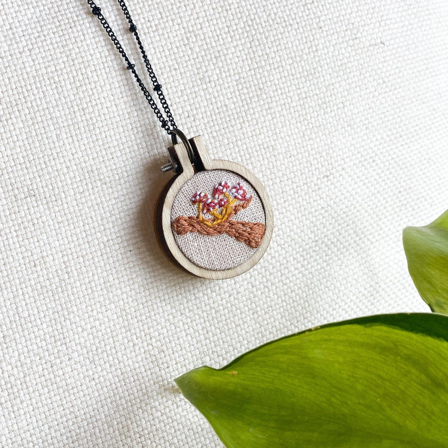Amanita Growth Necklace by Brittany Montour