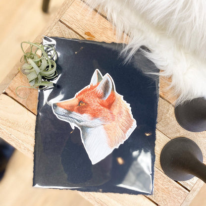 Mr. Fox 8x10 Print | Black by Brittany Montour