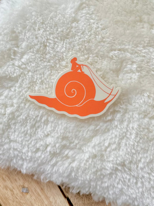 Snail Rider Sticker by Odd Daughter Paper Co.