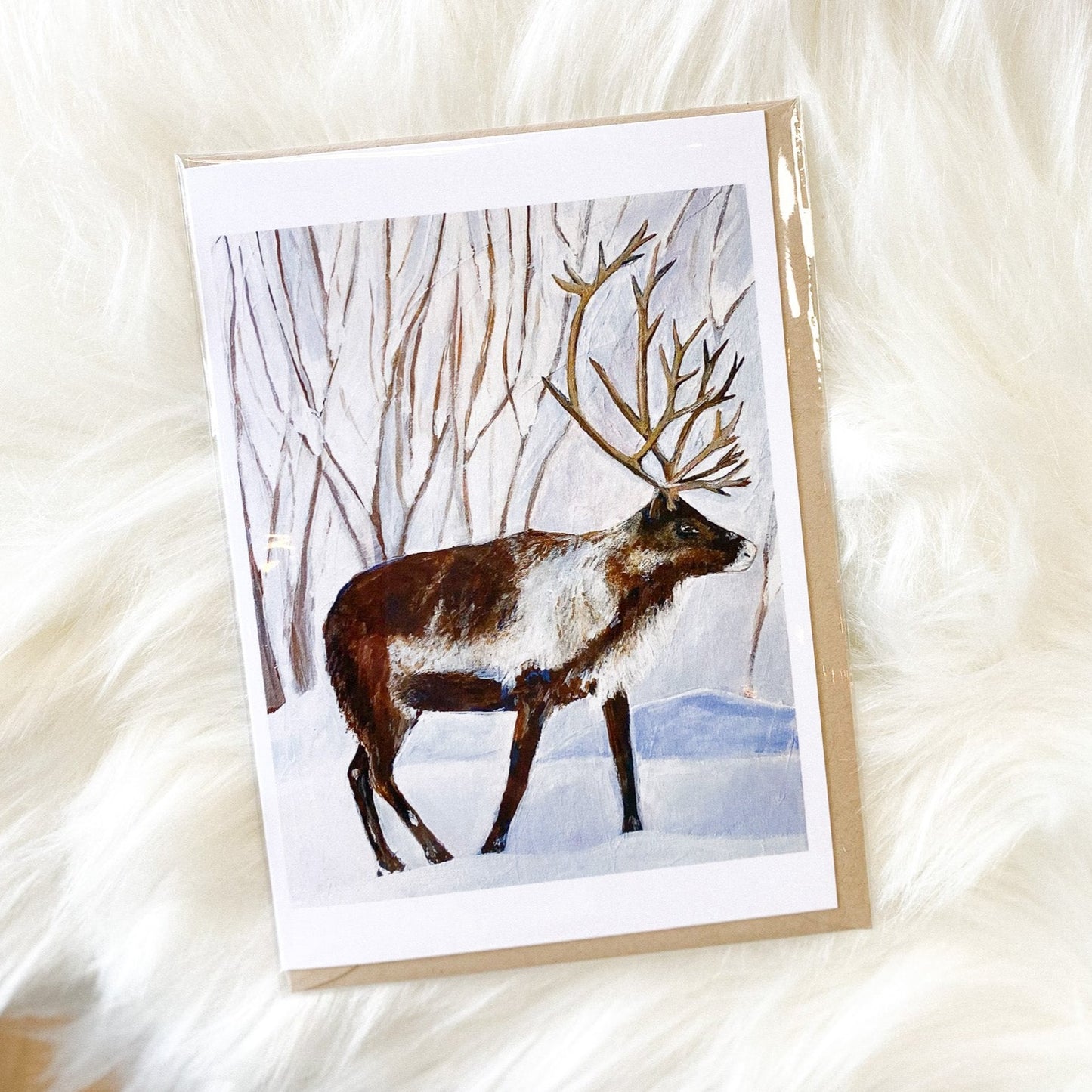 Winters Walk Card by Anya Toelle