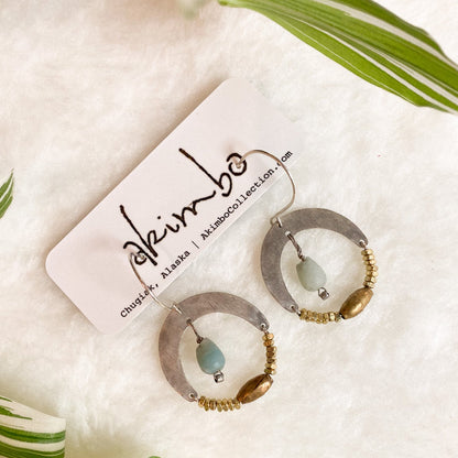 Full Circle Earrings by Akimbo Collection