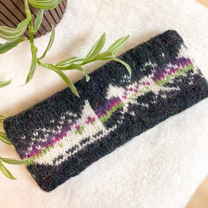 Aurora Dogsled Headband | Galaxy by Kayleigh Knits