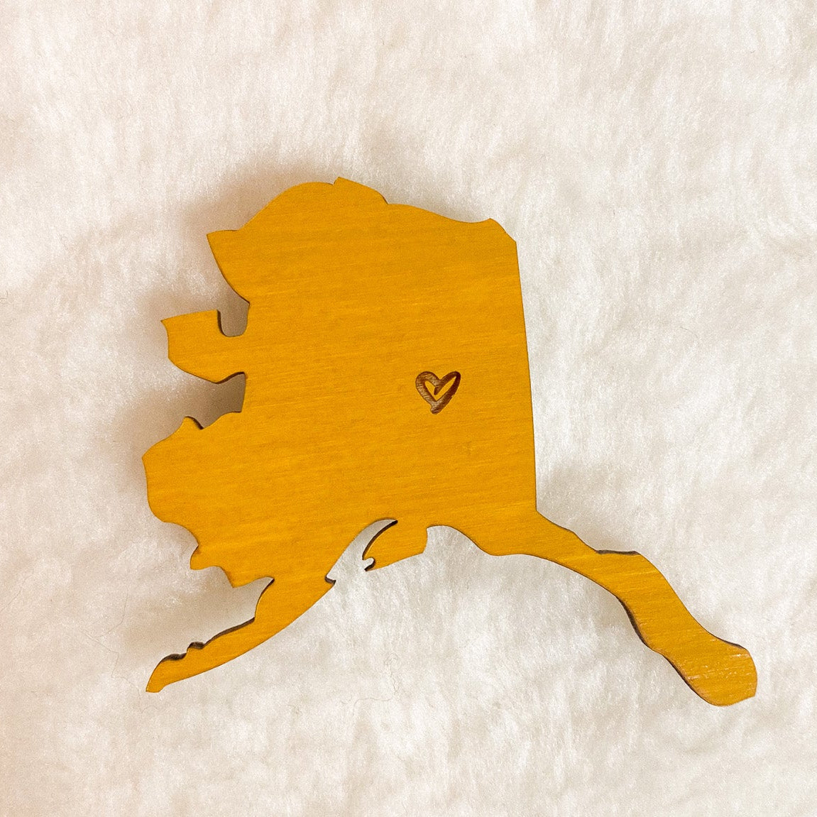 Fairbanks, Alaska Heart Magnet