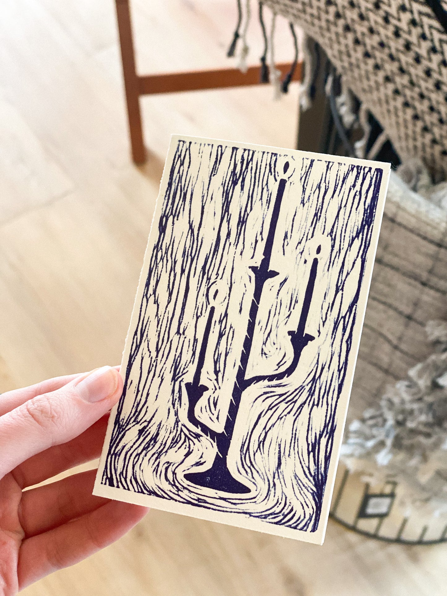 Candelabra Card by Hannah Gerrish