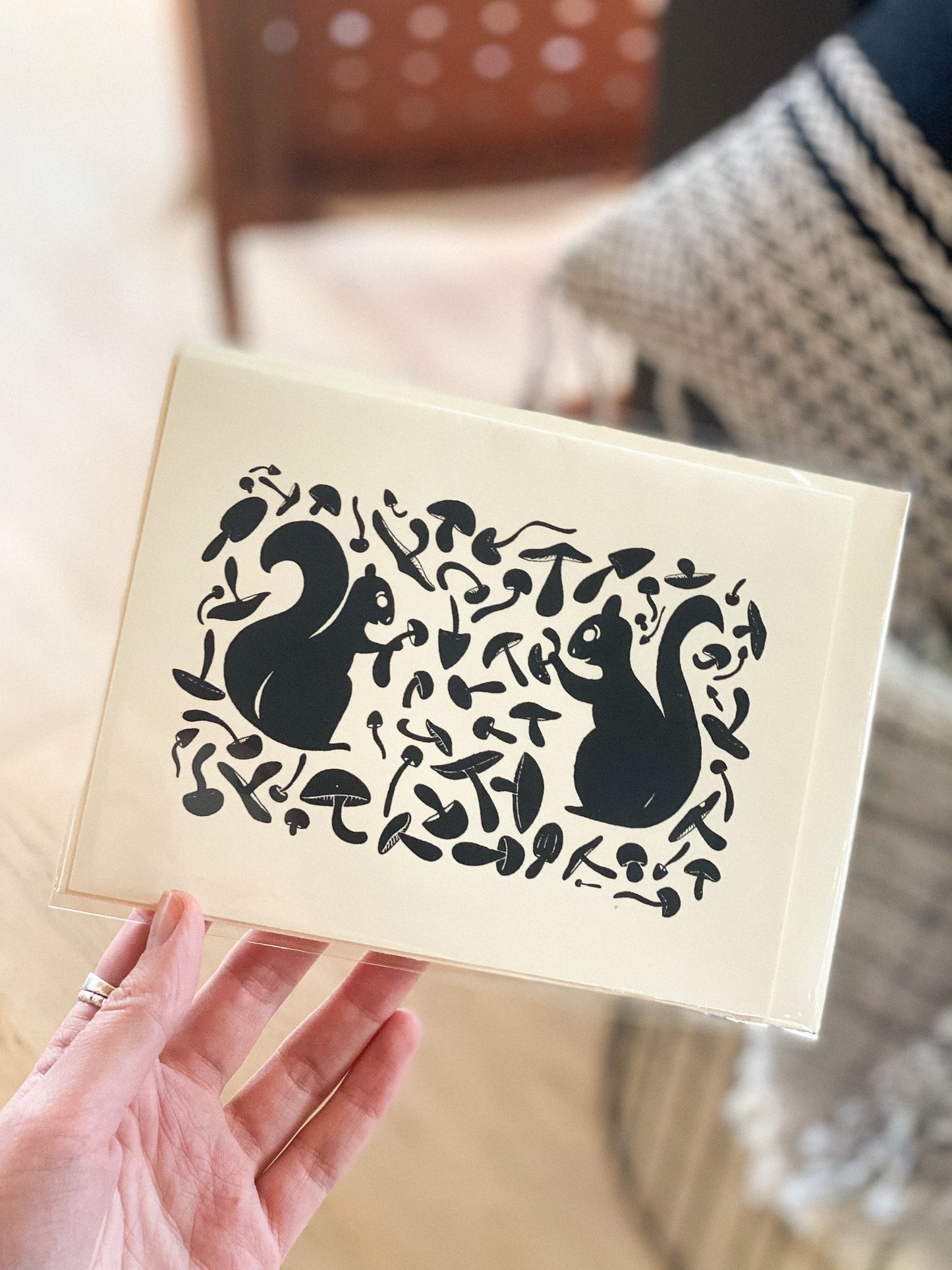 Squirrels Card by Hannah Gerrish