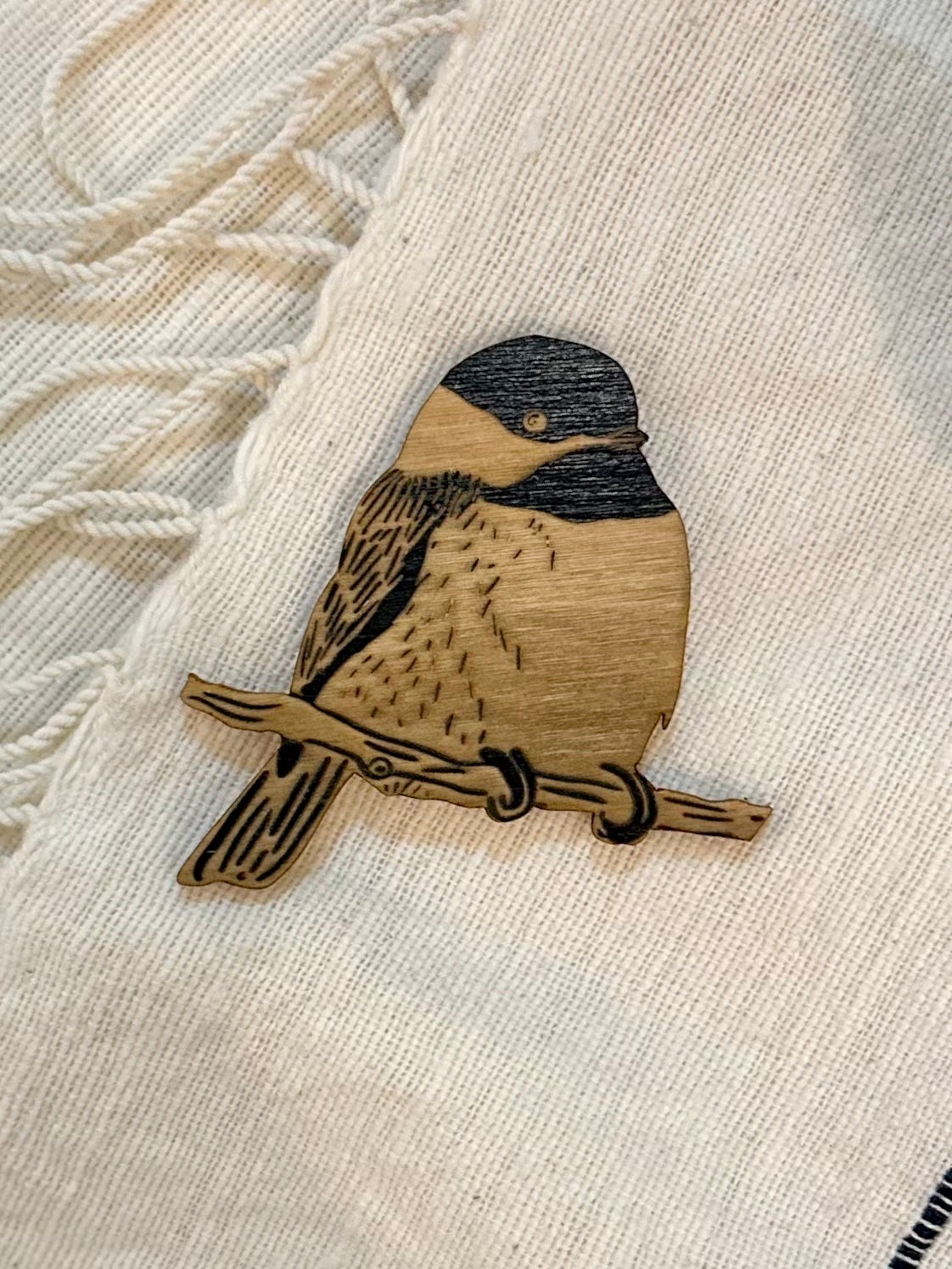 Chickadee Magnet by SnowMade