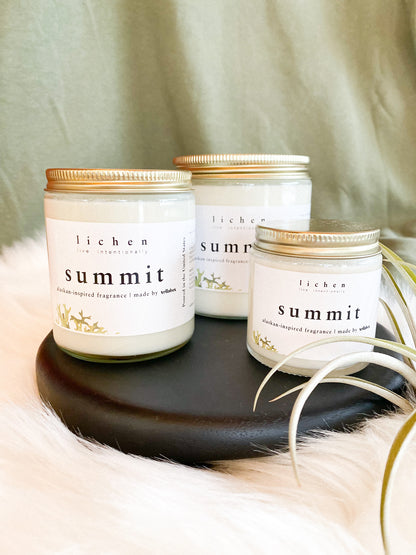 Summit Soy Wax Candle by Lichen x Vellabox