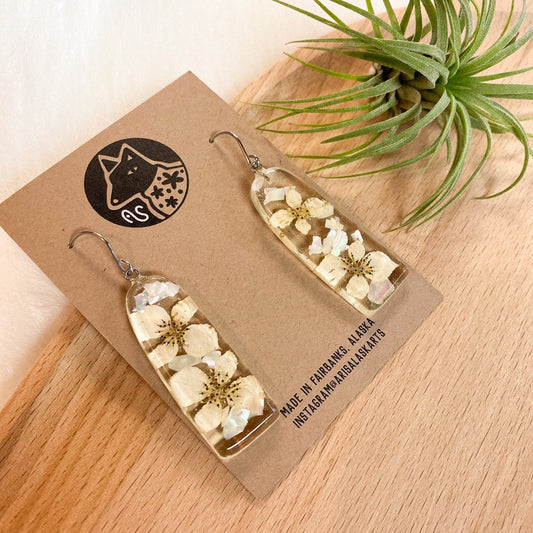 Lichen Earrings #53 by Arisa Sasaki